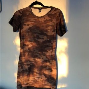 Women camouflage dress